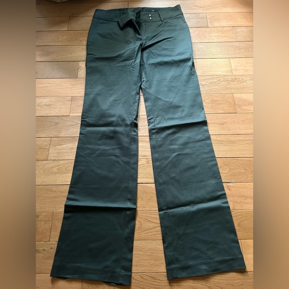 H&M green khaki pants women’s size 6 - Picture 4 of 6